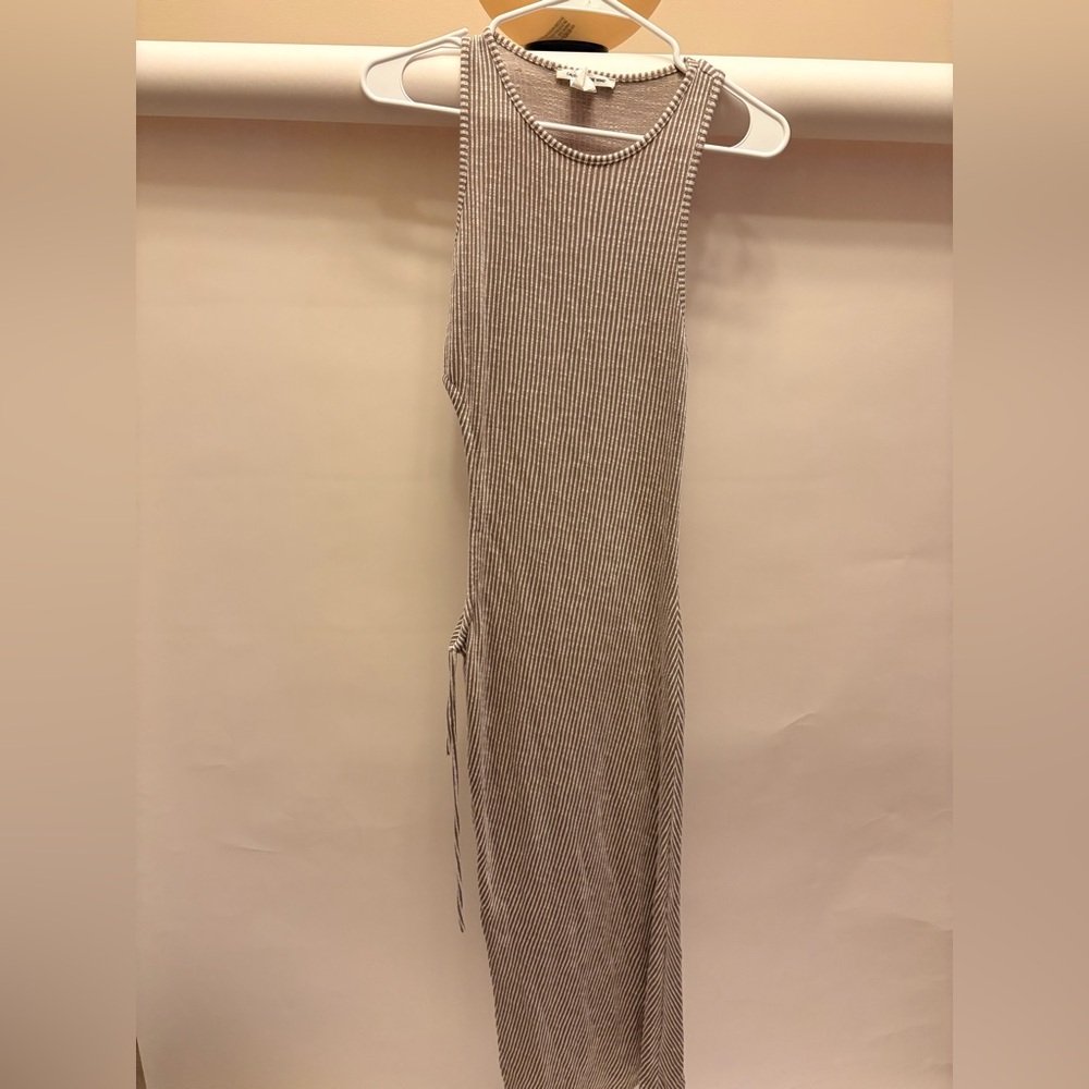 Striped Sleeveless Maxi Dress
